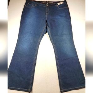 Dickies Size 22 Regular Relaxed Fit Bootcut Women's Denim Jeans